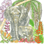 Elephants artwork