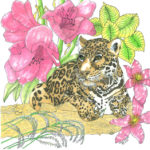 Leopard artwork